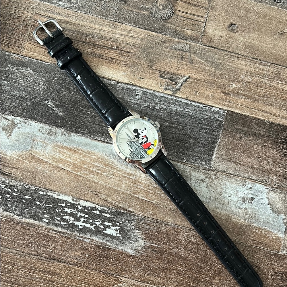 Disney Limited Release Mickey Mouse Black and Silver Classic Watch
